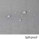 maxmill Tablecloth Stain Resistant Waterproof Wrinkle Resistant Spillproof Washable Soft Slubby Texture Table Cloth for Dining Room, Banquet Parties Event Dinner, Rectangle 60 x 140 Inch, Light Grey