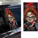 Multi Option 1Pc Horror Themed Stickers Doors Pillar Sunscreen Vinyl Decals DIY Auto B Pillar Waterproof Halloween Decoration