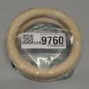 2PCS Gymnastics Rings Birch Wood Gym Rings with Adjustable Straps for Home Gym Training, Workout, Calisthenics, Pull Up, Non-Slip Sweat-Absorbent Exercise (25mm 19cm)