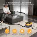 Steam Cleaner for Home & Car-Portable Handheld Steamer for Cleaning 3-Level Adjustable, 15s Heat-Up, Handheld Steam Cleaner for Home