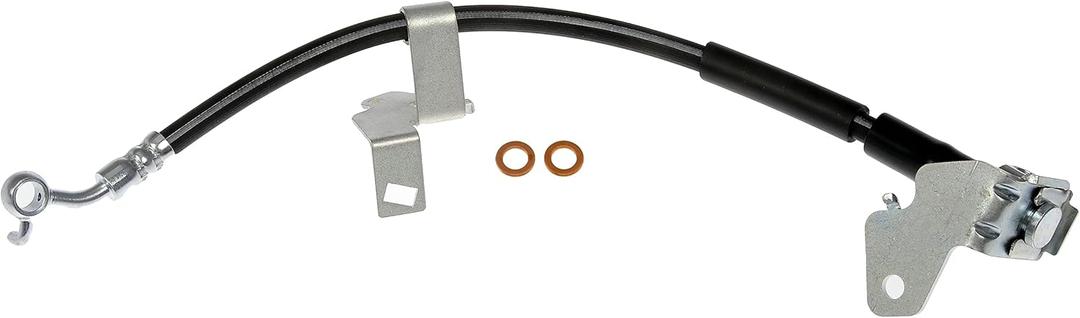 Dorman H621468 Front Passenger Side Brake Hydraulic Hose Compatible with Select Ford/Lincoln/Mercury Models