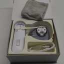 Cordless Mini Iron for Clothes, Portable Travel Iron Support Dry Wet Ironing, USB Rechargeable Handheld Ironing Machine with 3 Temperature Settings (White)