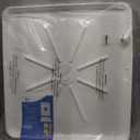 Heavy Durable Plastic Washing Machine Drain Pan Size 30X32 Including 1" Drain Fittings (White)