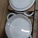 Mini Cocotte Set-14 OZ Small Casserole Dishes with Lids and Handles, Individual Ceramic Baking Ramekins for Lasagna, Souffl, Soup,Oven, Microwave & Dishwasher Safe,set of 4, Beige