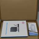 Fegishilly Arabic and English Keyboard Case with Wireless Mouse for Galaxy Tab S7 FE 12.4 inch, Lightweight Smart Cover with Detachable Keyboard & Bluetooth Mice & Pencil Holder (Pink)