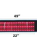 Red Light Therapy Infrared Light Therapy Belt for Body Waist Back Shoulder Leg Knee Muscle Relief, LED 660nm 850nm Wearable Large Red Light Belt with Timer Remote, Ideal Mother's Day Gift