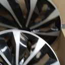 Hubcap Wheel Covers Replacement R16 Size Hub Caps Universal-Fit Steel Wheel Rim Cap ABS Tire Cover for Most Cars Trucks SUV Sedans -Set of 416-inchSilver-Black