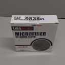 USANOOKS Microfiber Cleaning Cloth Grey - 12 Pcs (12.5"x12.5") - High Performance - 1200 Washes, Ultra Absorbent Microfiber Towel Weave Grime & Liquid for Streak-Free Mirror Shine - Car Washing Cloth (Gray)