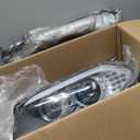 Headlight Assemblies Compatible With BMW F10 F11 F18 520 523 2011-2013 Front Spare Headlamp 63117271911 63117271912 ABS (Army green)