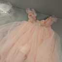 Tutu.kk Toddler Girls Vintage Party Dress Ruffled Sleeve A-Line Tulle Flower Girl Dresses for Wedding,Birthday (Pink, 3-4T)