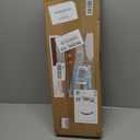 4ft Steel Easy Slip-On Baseboard Heater Cover with End Caps for Bathroom & Hydronic System for Replacing Old Cover, White