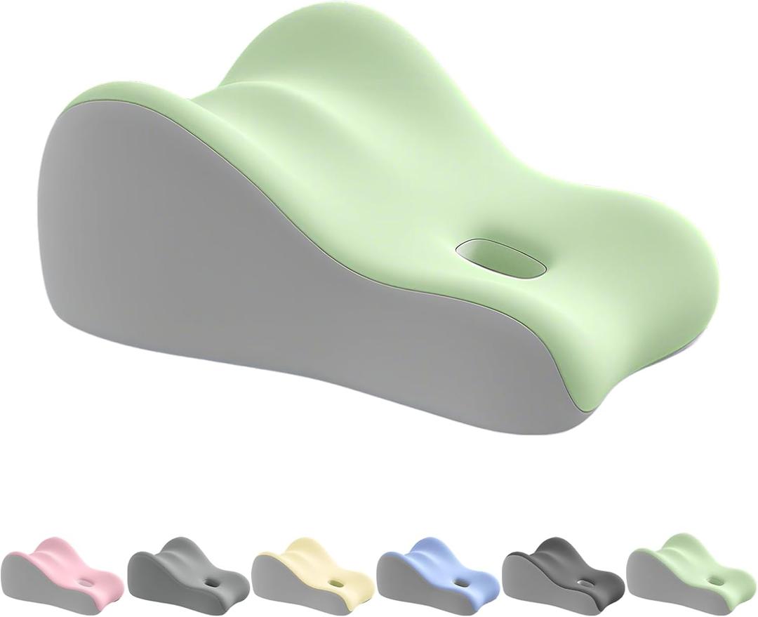 Latex Comfort Pillow for Adults | Supportive Cushion for Pregnancy, Relaxation & Couples | All-Purpose Sleeping & Lounging Pillow with Washable Cover-Green