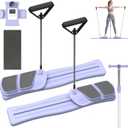 Pilates Board - Pilates Reformer Set, Multi-Detachable Ab Trainer Machine for Home, 6 in 1 Pilates Slider Board, 330 lbs Capacity, Foldable Pilates Equipment for Women Core Workouts