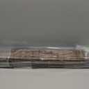 LazBlinds No Drill Bamboo Roman Shades, 27" W x 64" H, Malay Walnut