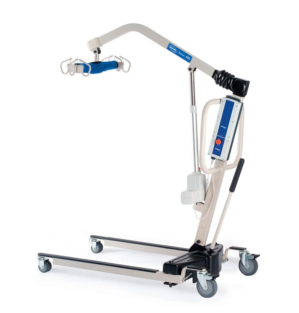 Invacare RPL450-1 Reliant Electric Patient Lift with Manual Low Base, 450 lb. Weight Capacity (Sling Sold Separately)