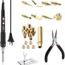 3D Printer Smoothing Kit – Finishing & Smoothing Tool with Temp Control Display for ABS, PETG, TPU, PLA Models – Soldering & Welding Iron for 3D Printing & 8pcs Soldering Iron Tips (Smoothing Kit)