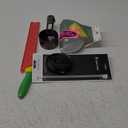 Culinary Elements Microwave Omelet Maker, Nonstick 3-Egg Capacity, Quick & Easy Breakfast Cooker, BPA-Free, Dishwasher Safe, Hydro Flack FLEX STRAW CAP, Knife,