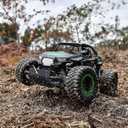 BEZGAR TB142 Remote Control Car - 1:14 Scale RC Cars, 20 Km/h 2WD All-Terrains Electric Off-Road Vehicle Truck Crawler Toy with Two Rechargeable Batteries for Boys Kids and Adults