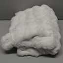 LIFEREVO Luxury Fluffy Faux Rabbit Fur Throw, Plush Fuzzy Bubble Blanket for Couch Sofa, Soft Cute Furry Bed Blanket Home Decoration, Shaggy Ivory Throw for Bedroom Living Room Office, 50x60, Beige