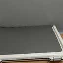 Amazon Basics Dog Training Pad Holder with Secured Latches, Extra Thick and Non-Slip Base, Recycled Plastic, 28 x 34 inch, Large, White and Charcoal