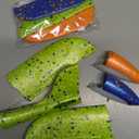 Fuwidvia 3 Pack Airplane Launcher Toys, 13.2'' LED Foam Glider Plane Toy for Boys, 2 Flight Modes Outdoor Flying Toys Birthday Gifts for Boys Girls 4 5 6 7 8 9 10 11 12 Year Old (Blue & Green & Orange)