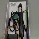 3Doodler Flow 3D Printing Pen for Teens, Adults & Creators! - Black - with Free Refill Filaments + Stencil Book + Getting Started Guide