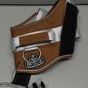 Bolux Dog Harness, No-Pull Reflective Dog Vest, Breathable Adjustable Pet Harness with Handle for Outdoor Walking - No More Pulling, Tugging or Choking (XX-Large (Pack of 1), Brown)