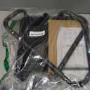 Melody House 2-Tier Utility Rolling Cart Storage Sofa Side Table with Wheels, Mobile Trolley Organizer with for Office Home Kitchen Organization, Black