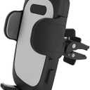 Car Phone Holder Vent, [Super Strong Clamping Force] Universal Phone Holders for Your Car, Universal Automobile Cradle Fit for iPhone Android and All Smartphones, Dark Black.
