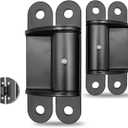 2 Pack Heavy Duty Outdoor Gate Hinges with Sealed Bearings, Bolt On Design for Large Heavy Driveway Gates Adjustable Yoke Pivot for Perfect Fit Supports Up to 1100 Lbs (Type A)