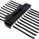 Pull Out Trousers Rack 20 Arms Steel Pull Out Pants Rack Double Row Sliding Pants Hanger Pants Rack for Closet Pull-Out Load 35lbs Sizes Installation Depths are L 17.7in, h 4.33 in w 24.8in in.