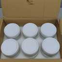 6-Pack Glass Storage Containers with Lids, Overnight Oats Containers with Lids, Wide Mouth Mason Jars 16oz, Glass Jar with Airtight Lid for Yogurt, Chia, Suger, Snack, Oats, Food Storage (White)