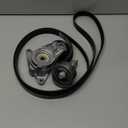 Belt Tensioner Serpentine Belt Idler Pulley Kit for GMC Acadia, for Buick Enclave, for Saturn Outlook, for Chevrolet Traverse, for Saab 9-4X, for Cadillac XTS/SRX, 2.8/3.6L, 08-18