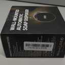 Automatic Soap Dispenser Foam Bathroom: Wall Mount Rechargeable Touchless Adjustable Auto Smart Electric Plastic White Foaming Soap Dispenser with Clock - Kitchen - Hand Dish Lotion Couple Kids