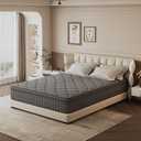 12-Inch Twin Mattress,Memory Foam and Spring Hybrid Mattress, Medium Firmness, Lumbar Support, Suitable for Home Bedrooms and Hotels, Boxed, with Pressure Relief and Sound Insulation Features