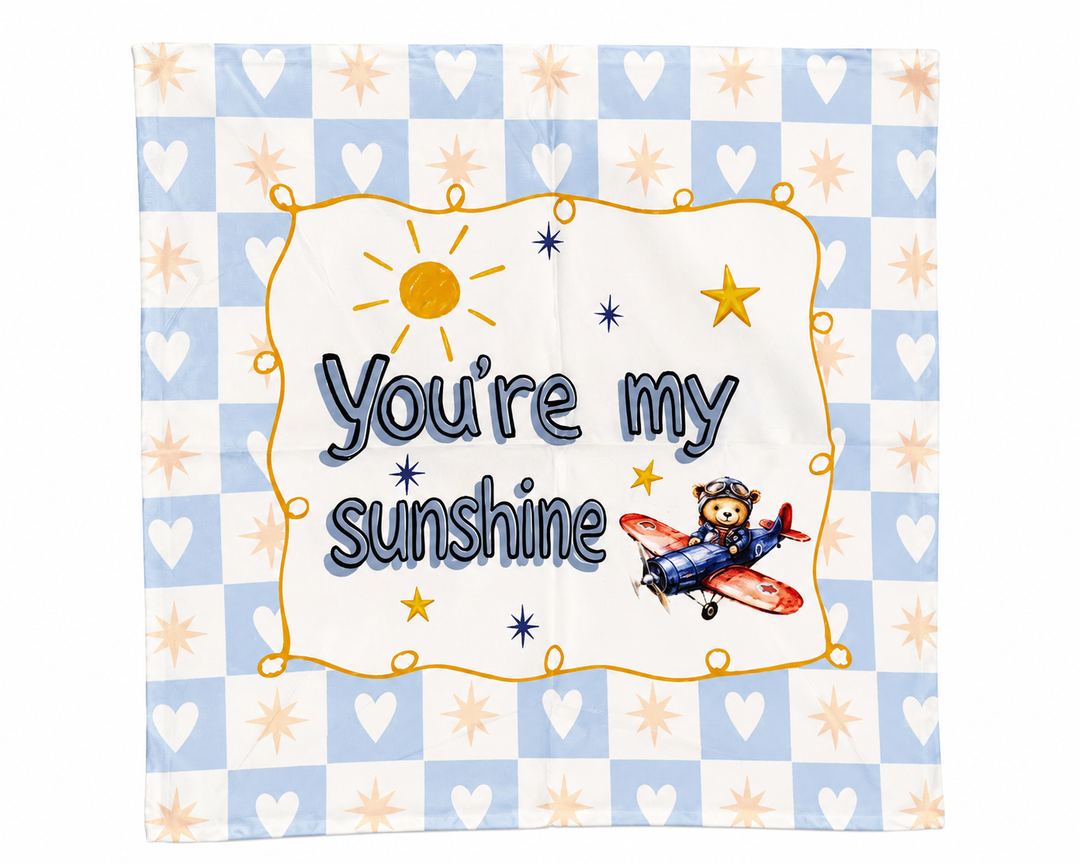 You're My Sunshine Throw Pillow Covers 18x18 in