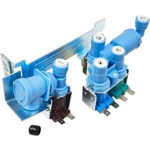 242253002 242102201 Refrigerator Ice Maker Water Inlet Valve for frigidaire electrolux kenmore crosley, Replacement Water Valve Parts 2689640, AP5669874, PS7321353, EAP7321353 Fits Model CFD DGH E23