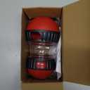 Mankoda Interactive Dog Puzzle Toys, Brain Stimulation Rolling Treat Dispenser Ball & Slow Feeder Combo for Dogs to Keep Them Engaged and Busy (Red)