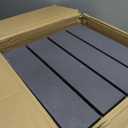 Plastic Interlocking Deck Tiles 36 Pack (36 Sq Ft) - 12"x12" Waterproof Indoor Outdoor Patio Flooring, Snap Together Anti-Slip Decking Tiles for Balcony Porch Poolside Backyard Garage, Dark Grey