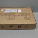 Ottoman Foot Rest- Bamboo Foldable Stool, Foot Stools Small Ottman with Upholstered & X Legs, Folding Stool for Makeup, Bedroom and Living Room (Large Beige) (21.3"D x 13.4"W x 18.5"H)