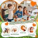 2 x 28 Pack Valentine's Day Sports Ball Gift, Valentines Gift Cards for Kids, Football Soccer Sports Stress Ball for Boys Girls Classroom Exchange Gifts School Party Favor