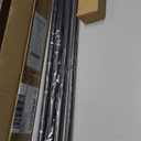 Time Forest 1 Inch Double Curtain Rods for Windows 66 to 120 Inches(5.5-10 Feet), Adjustable Heavy Duty Curtain Rod with Classic Cap Finial, Telescoping Modern Style Decorative Drapery Rod, Black