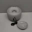 SIBAYS 3.5L/118oz Large Capacity Cat Water Fountain, Automatic Quiet Pet Water Fountain for Cats Indoor Cat Drinking Fountain, Dog Water Bowl Dispenser with LED Light & Water Level Window(FS77, Grey)