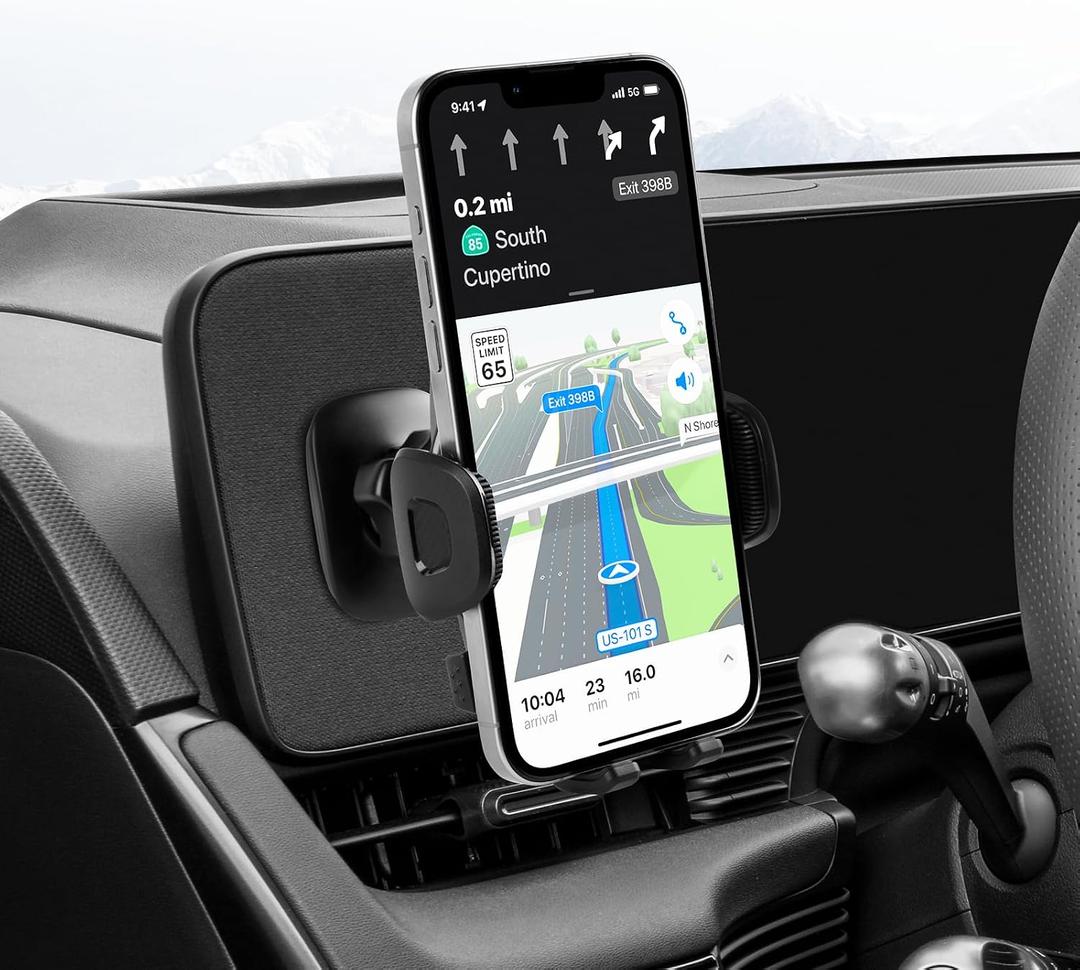 Karltys Magnetic Phone Holder for Hyundai Sonata Kona 2024-2025 2026 & Ioniq 5 2022-2025 2026 & Ioniq 9 2026 Phone Mount Magnetically Attaches to Metallic Dashboard