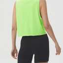 sissycos Women's Workout Racerback Tank Tops Loose Fit Sleeveless Athletic Shirts (Green, XL)