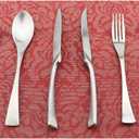 6-Piece Flatware Set,Extra Thick Heavy Duty - 18/10 Stainless Steel Cutlery Sets,High Matte Finish Silverware Flatware Sets Service for 1,Use for Home,Kitchen, Utensil Sets