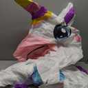 Gootus Inflatable Unicorn Costume for Adult - Funny Halloween Inflatable Costumes for Men Women, Blow Up Costume for Halloween Party Cosplay