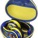 FBLFOBELI Hard Case Compatible with JLab Studio Wireless On-Ear Headphones/eKids Spiderman Wireless Bluetooth Headphones (Blue+Yellow)