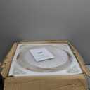 36" Modern Crystal Chandelier Ceiling Fan with Lights and Remote Dimmable LED Invisible Fandelier with Memory Function Flush Mount Crystal Fandeliers for Dining Room Bedroom, Gold