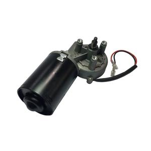 High Torque PMDC Right Angle Gear Motor 12V Reversible 50 RPM (Right Gear-Box) with Threaded Shaft